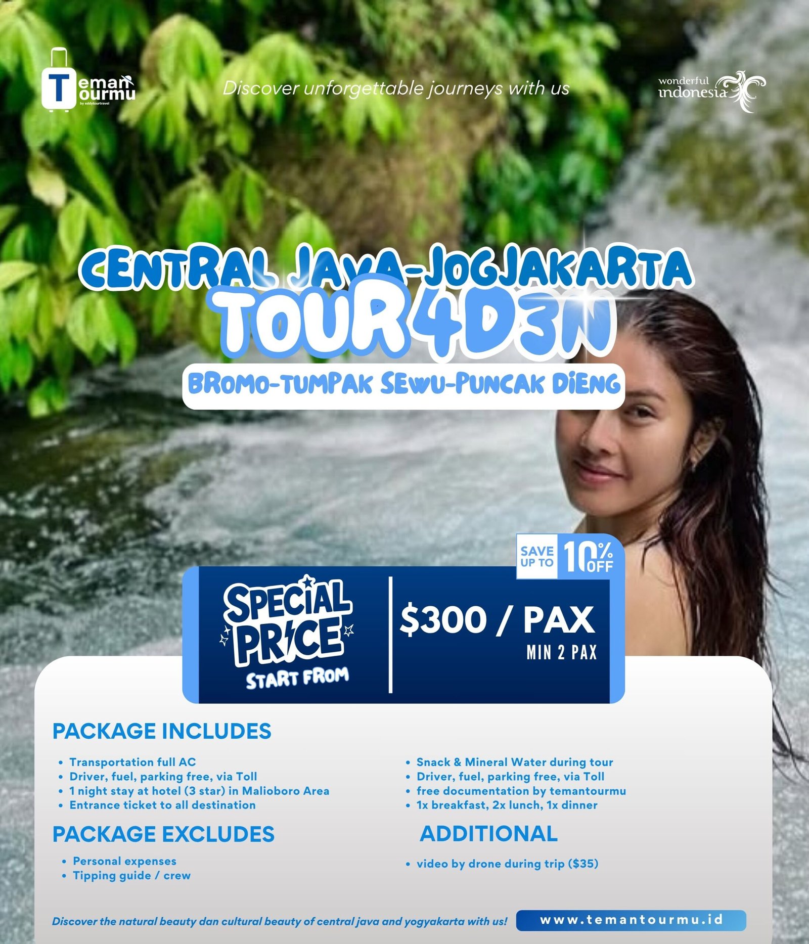 4D3N Bromo Tumpak Sewu Dieng